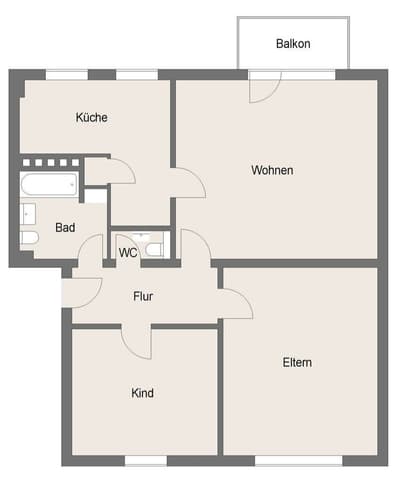 *Reserviert Großzügige 3-Zimmer Wohnung in der Nähe des Stadtzentrums zu verkaufen! — Bild 18