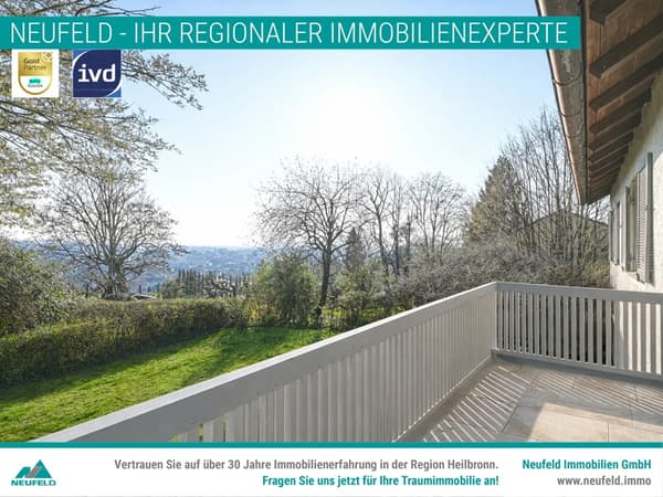 Wohnen mit Weitblick: Charmantes Einfamilienhaus mit großem Garten in HN-Ost !