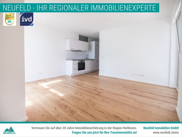 Traumhafte 2-Zimmer Wohnung im Heilbronner Zentrum zu vermieten!