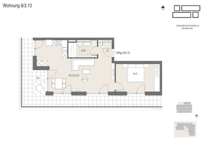 Stylische 2,5-Zimmer Penthouse-Wohnung in erstklassiger Lage zu vermieten! — Bild 13