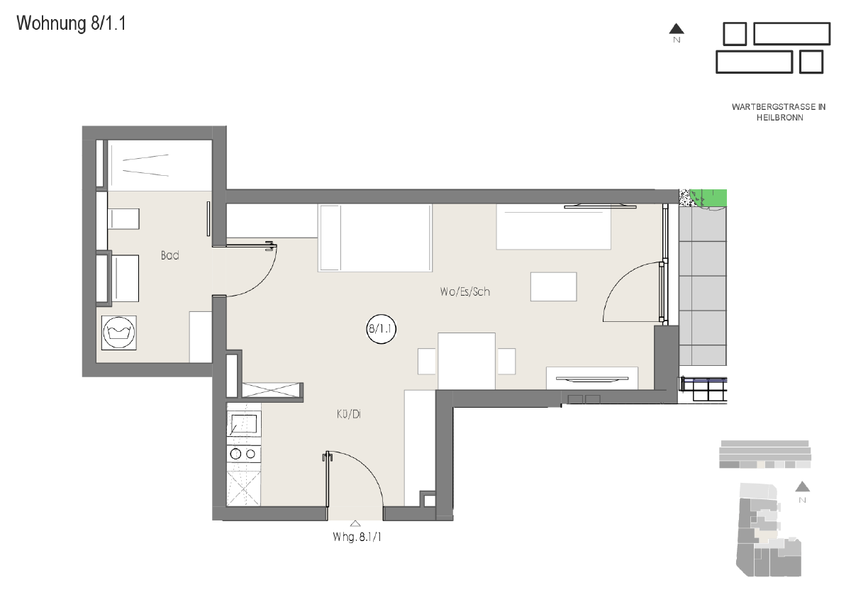 Wohnung Plan