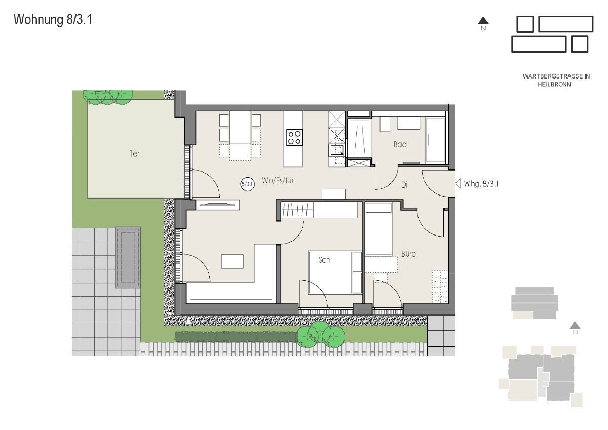 Wohnung Plan