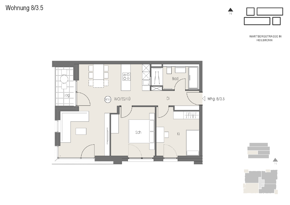 Wohnung Plan
